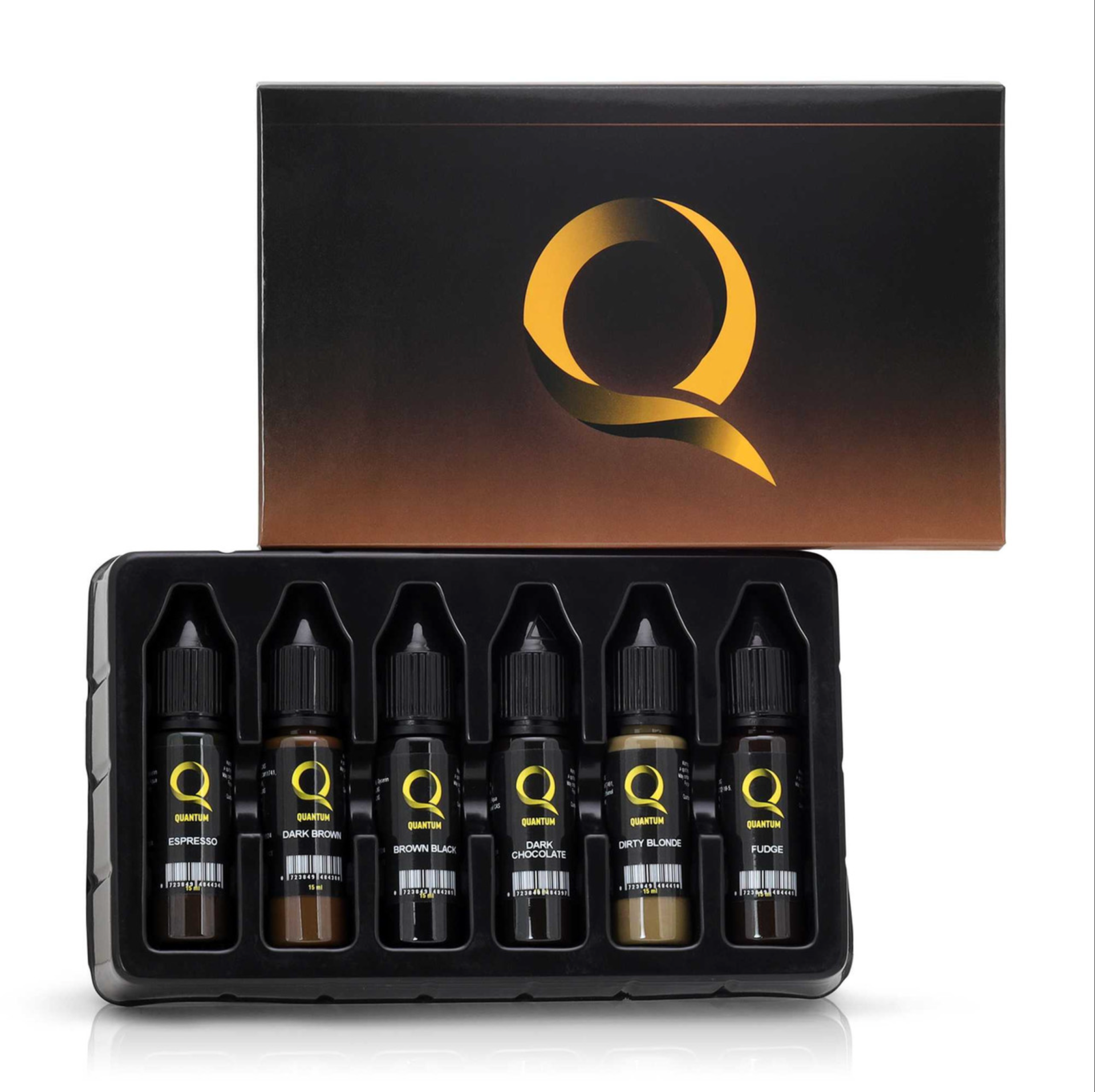 Quantum 6 Renkli Kaş Seti Kalıcı Makyaj Boyası 15 ml