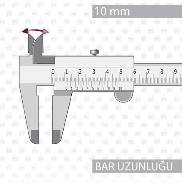 Cerrahi Çelik Çift Spike Kaş Piercing