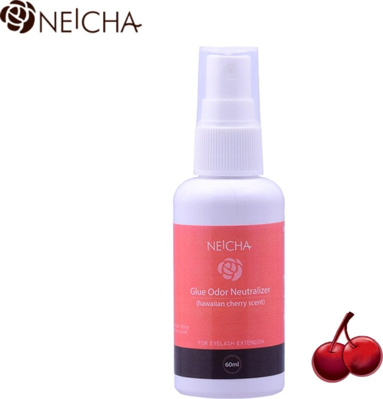 Neicha Glue Odor Neutralizer Hawaiian Cherry Scent 60 ml Hassas Ciltler İçin Kirpik Yapıştırıcı Nötrleştirici