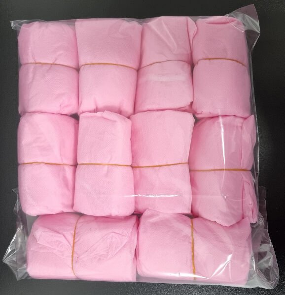 Pembe Lastikli Sedye Dövme Koltuğu Örtüsü 80cm x 220cm 10 Adet Paket