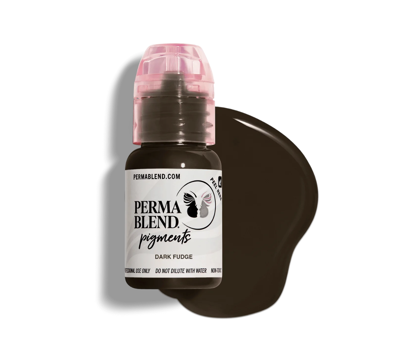 Perma Blend Dark Fudge 1/2 oz 15 ml Kaş İçin Kalıcı Makyaj Boyası Permablend