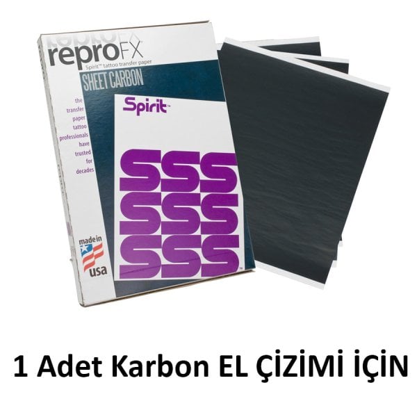 El Çizimi Kalın Karbon Spirit USA Sheet Carbon Transfer Kopya Kâğıdı (Tane)