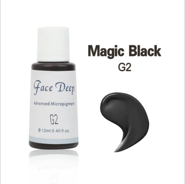 Face Deep G2 Magic Black Saç Simülasyon İçin Kalıcı Makyaj Boyası 12 ml