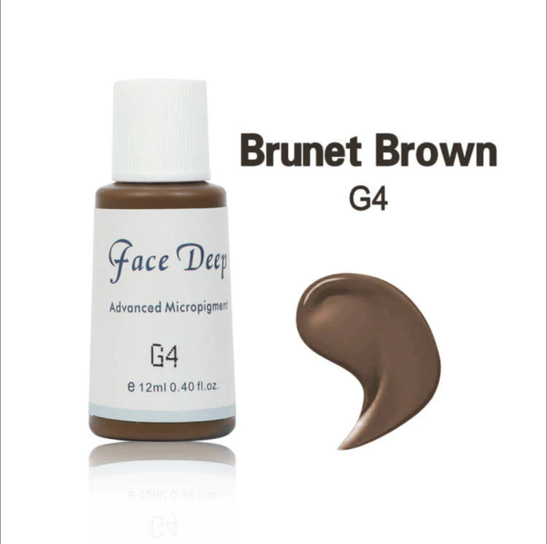 Face Deep G4 Brunet Brown Saç Simülasyon İçin Kalıcı Makyaj Boyası 12 ml
