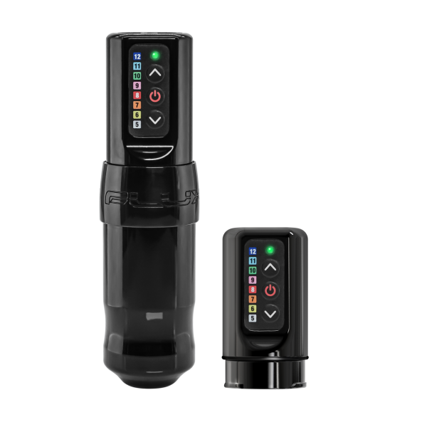 FK Irons Spektra Flux Stealth with PowerBolt Wireless Tattoo Machine Kablosuz Şarjlı Çift Bataryalı Rotary Dövme Makinesi