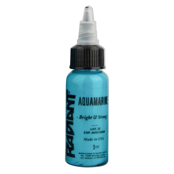 Radiant Aquamarine 1 oz 30 ml Açık Mavi Dövme Boyası