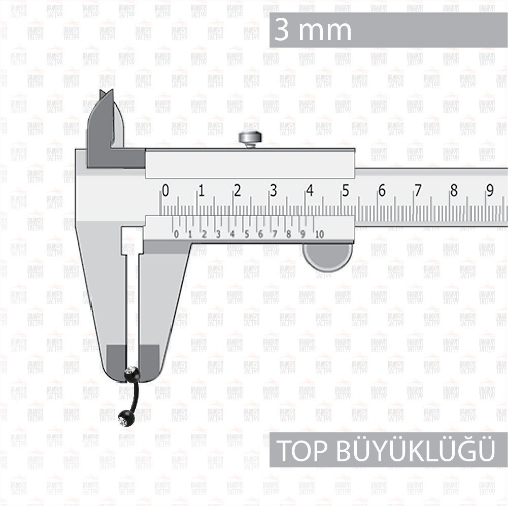 UV Akrilik Bioplast Kaş Piercing