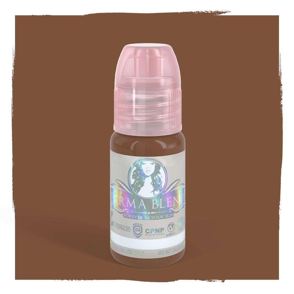 Perma Blend Chocolate Kiss 1/2 oz 15 ml Kaş İçin Kalıcı Makyaj Boyası Permablend