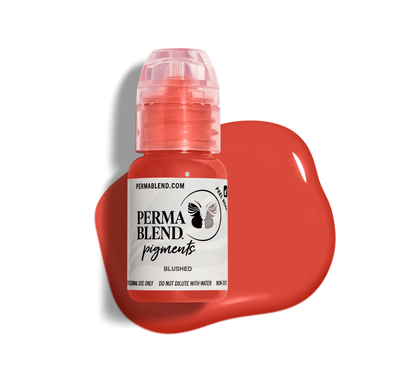 Perma Blend Blushed 1/2 oz 15 ml Dudak İçin Kalıcı Makyaj Boyası Permablend