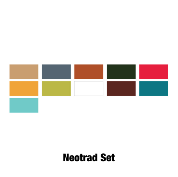 Radiant Neotrad Set 11 Renk 1 oz 30 ml Dövme Boyası Seti
