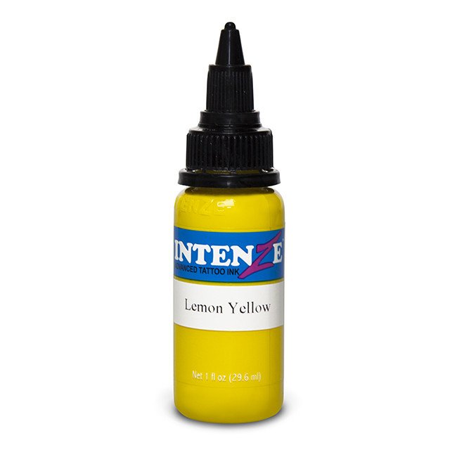 Intenze Lemon Yellow YENİ Sarı Dövme Boyası 1 oz 30 ml