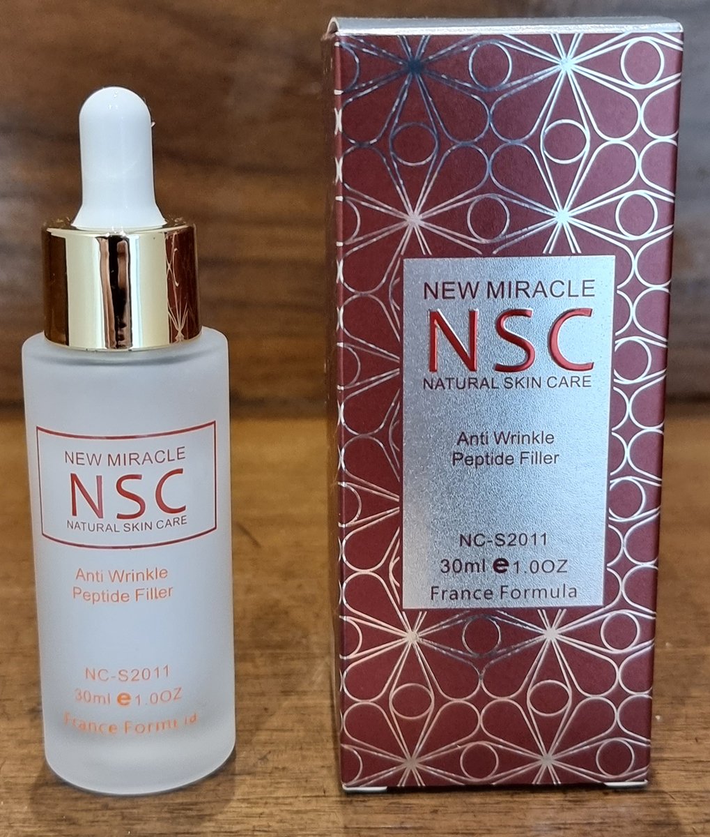 New Miracle NSC Anti Wrinkle Peptide Filler Serum 30ml Kırışıklık Karşıtı Cilt Bakım Serumu