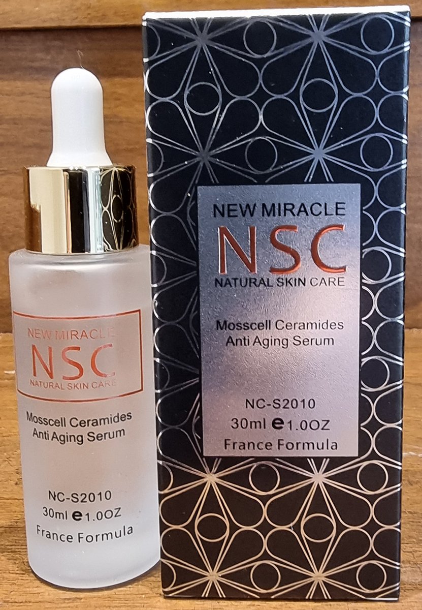 New Miracle NSC Mosscell Ceramides Anti Aging Serum 30ml Yaşlanma Karşıtı Cilt Bakım Serumu