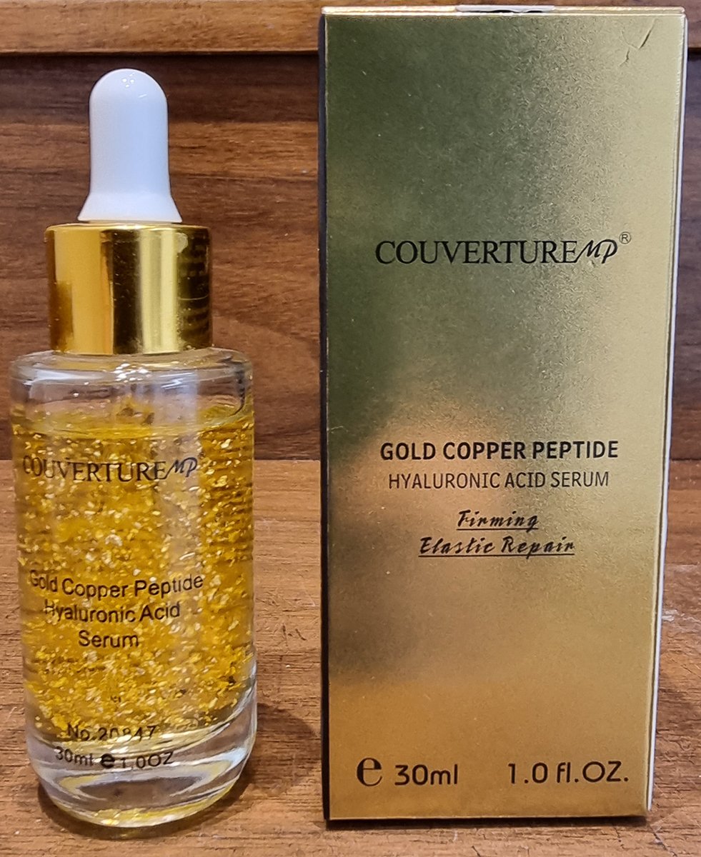 Couverture MP Gold Copper Peptide Hyaluronic Acid Serum Serum 30ml Altın İçerikli Cilt Bakım Serumu