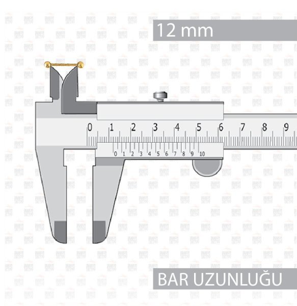 Cerrahi Çelik Altın Sarısı Göğüs Piercing