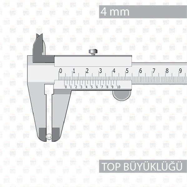 20 Adet Cerrahi Çelik 1.6 mm Bar Topu Beyaz Taşlı