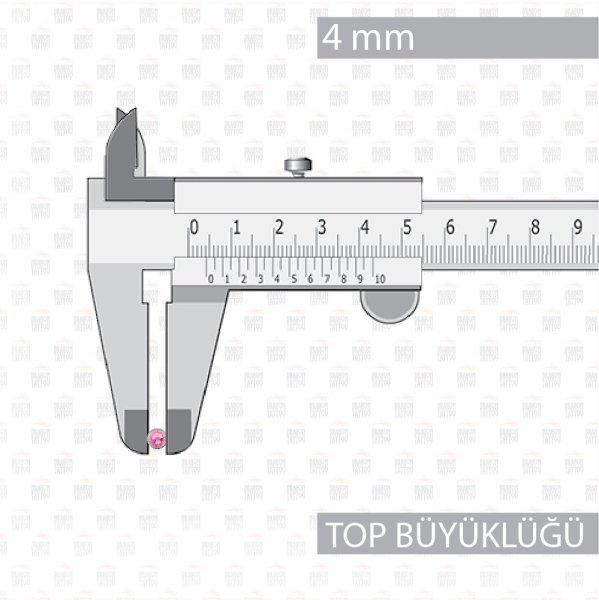 20 Adet Cerrahi Çelik 1.6 mm Bar Topu Pembe Taşlı