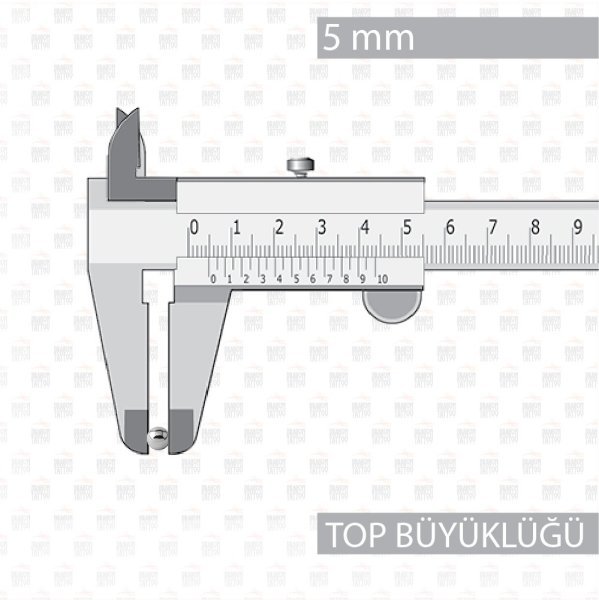 Cerrahi Çelik 1.6 mm Bar Topu Taşsız