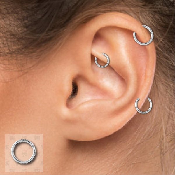 Cerrahi Çelik Segment Halka Piercing