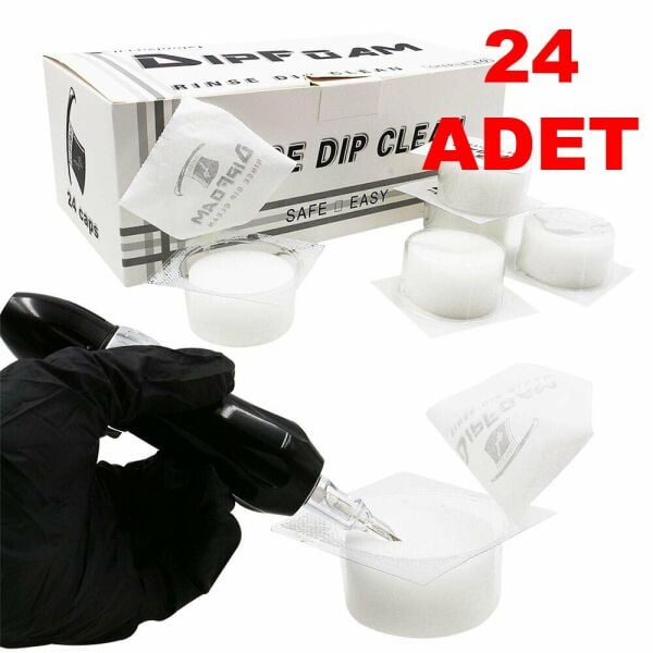 Dip Foam İğne Temizleme Süngeri 24 Adet