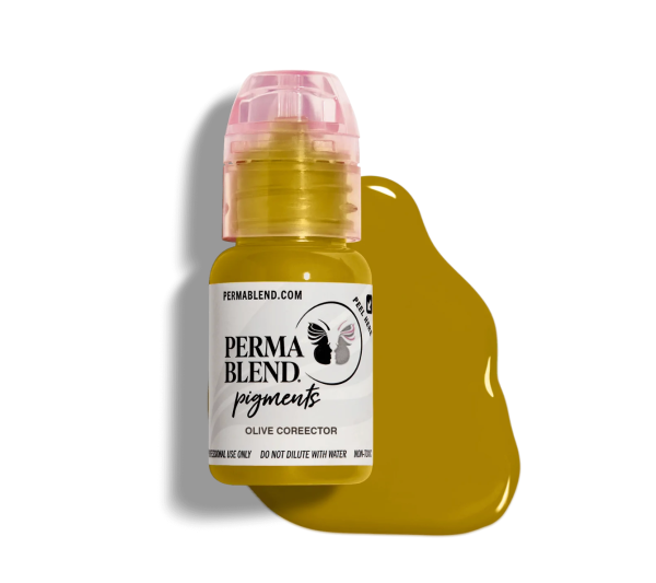 Perma Blend Olive Corrector 1/2 oz 15 ml Sıcak Ton Soğuklaştırıcı Kalıcı Makyaj Boyası Permablend