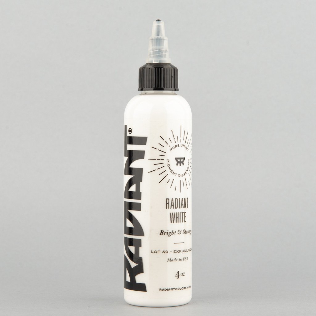 Radiant White 4 oz 120 ml Beyaz Dövme Boyası