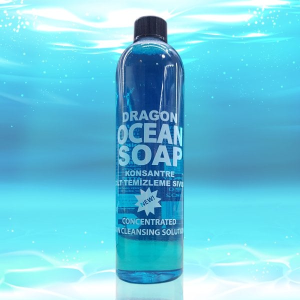 Dragon Ocean Soap Konsantre Cilt Temizleme Sıvısı 400ml (Dövme, Kalıcı Makyaj, Microblading) Sabun Su Tattoo Clean