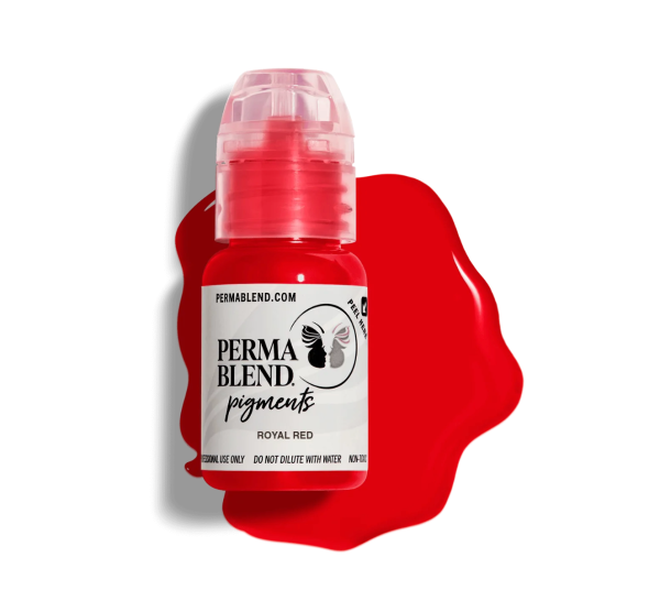 Perma Blend Royal Red 1/2 oz 15 ml Dudak İçin Kırmızı Kalıcı Makyaj Boyası Permablend