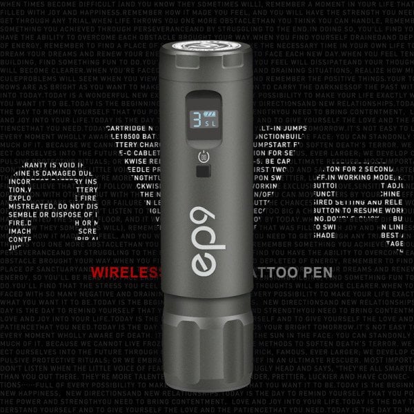 Ava EP9 Kablosuz, Bataryalı, Şarjlı Rotary Pen Dövme Makinesi