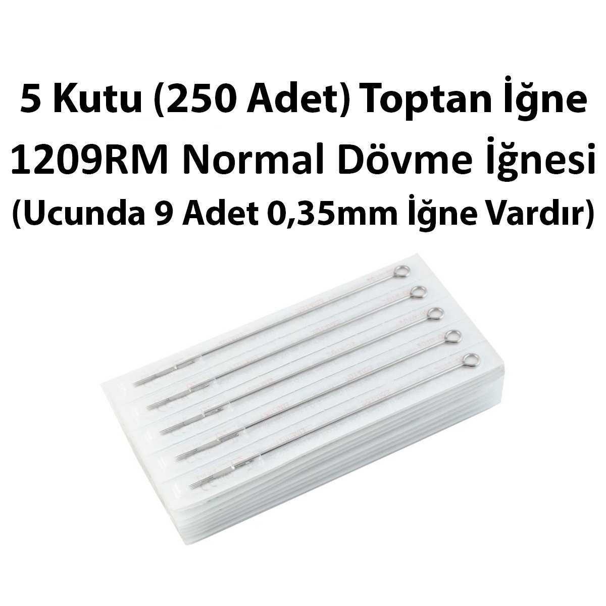 5 Kutu 1209 RM 9 Curved Magnum Toptan Dövme İğnesi (250 Adet)