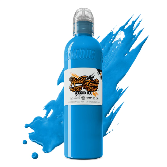 World Famous Ink Einstein Blue 4 oz 120 ml Mavi Dövme Boyası