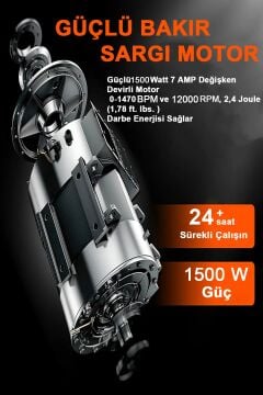 1500 Watt Sds Plus Kırıcı Delici Hilti Matkap 26 mm 2.4 juel ANS5003