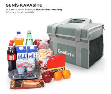 Coolist CL26LG 26 Litre Katlanabilir Termos Bez Çanta / Buzluk