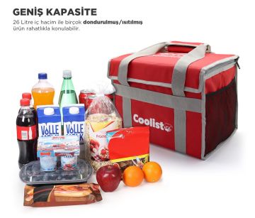 Coolist CL26R 26 Litre Katlanabilir Termos Bez Çanta / Buzluk