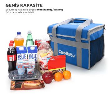 Coolist CL26B 26 Litre Katlanabilir Termos Bez Çanta / Buzluk