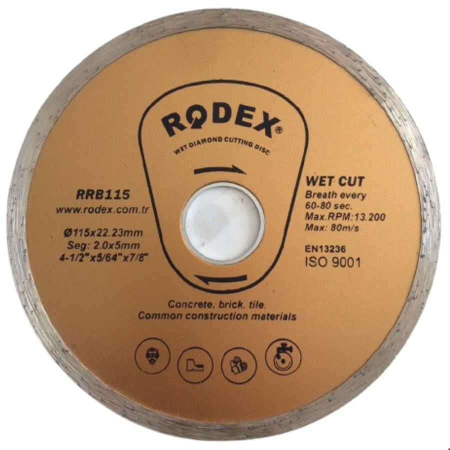 Rodex RRB115 Elmas Kesme Diski Sürekli Tip