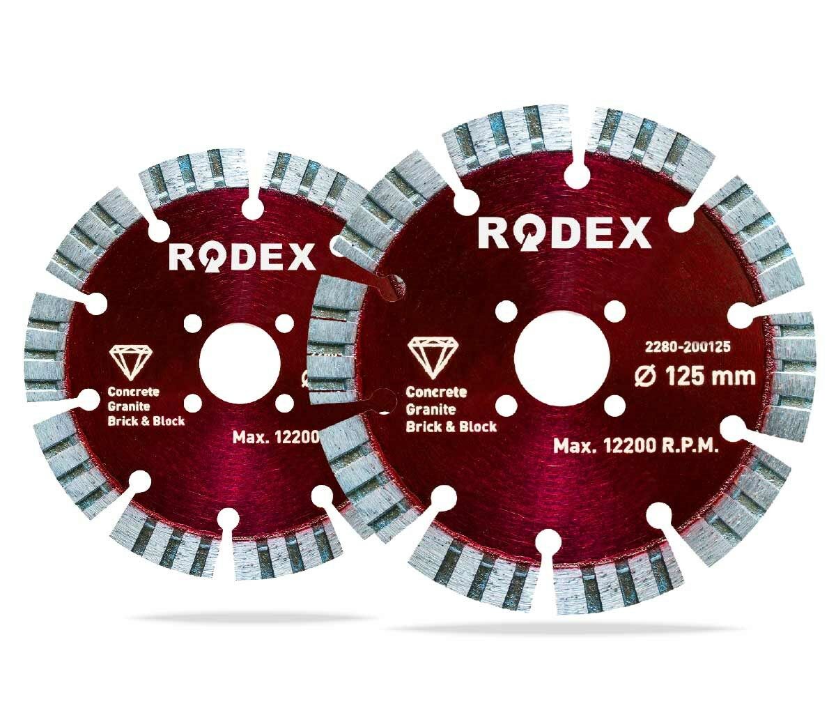 Rodex  RRF115 Turbo Elmas Kesme Diski Lazer Kaynaklı 115 mm