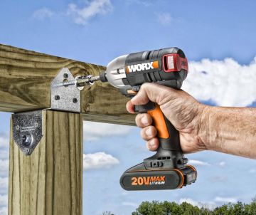 WORX WX261 20Volt 2.0Ah. Li-ion Çift Akülü 260Nm Kömürsüz Profesyonel Şarjlı Darbeli Tornavida