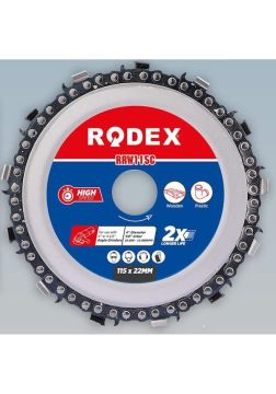 Rodex RRW125C Zincirli Ahşap İşleme Oyma Kesme Disk 125 mm