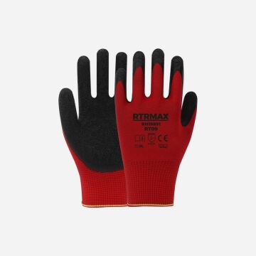 Rtrmax Latex Kaplı Polyester Eldiven