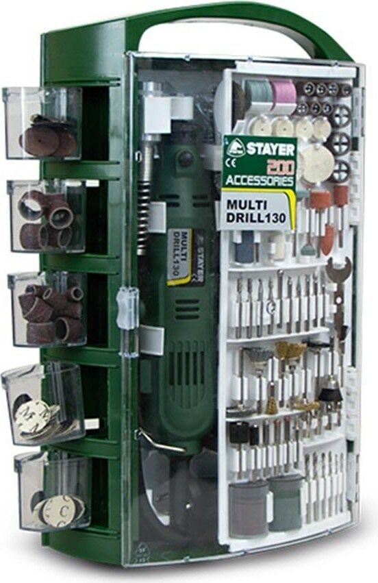 Stayer Multi Drill 130 Gravür Taşlama Set 600W