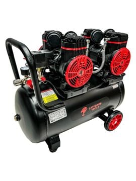 Catpower 50 Litre 4 Pistonlu Sessiz Hava Kompresörü 4Hp Bakır Sargı Motor 8 Bar