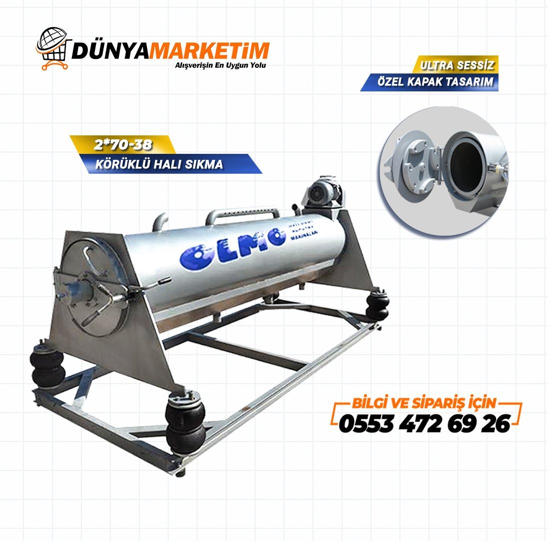 Olmo 2.70 - 38 Körüklü Halı Sıkma ve Kurutma Makinası