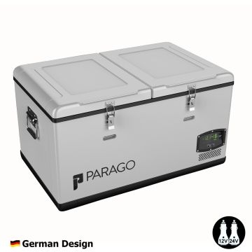 Parago PG75 12/24Volt 75 Litre Çift Bölmeli Outdoor Kompresörlü Oto Buzdolabı