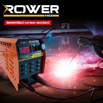 Rowermax 160 Amper Dijital Göstergeli İnvertörlü  Çanta Kaynak Makinası 2.7 kg