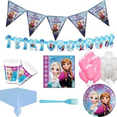 ELSA FROZEN PARTİ SET ( 16 KİŞİLİK )