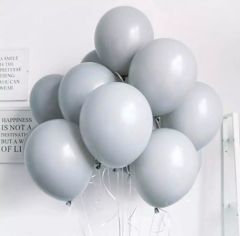 100 ADET GRİ MAKARON BALON