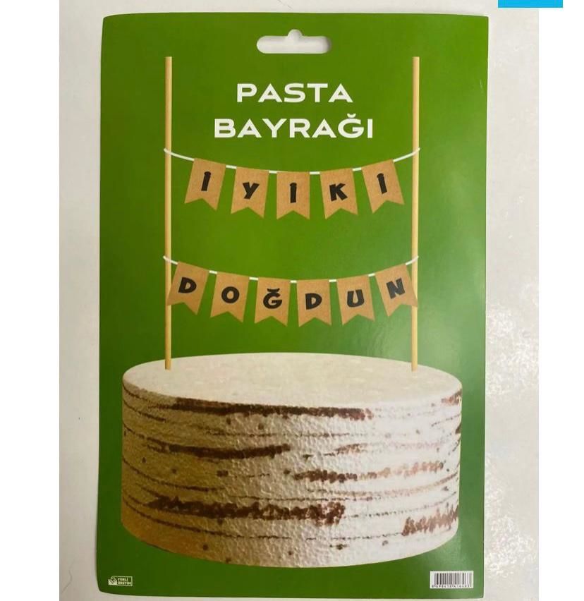 KRAFT İYİ Kİ DOGDUN PASTA BAYRAGI