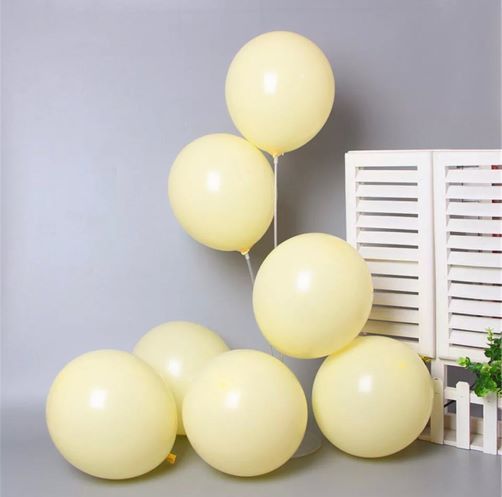 SARI MAKARON BALON ( 10 ADET )