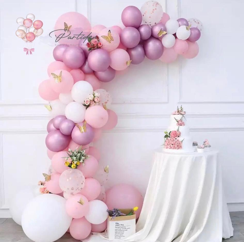 PEMBE DÜŞ BALON ZİNCİRİ